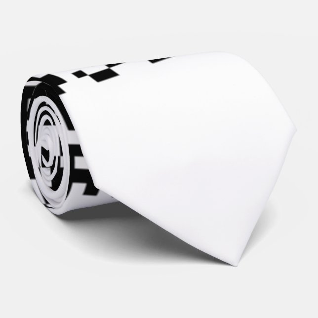 Cravate Informations sur l'analyse de code QR personnalisé (Roulé)