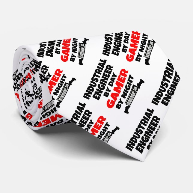 Cravate Ingénieur industriel Gamer (Roulé)