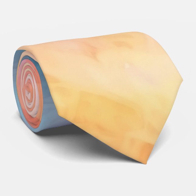 Cravate inspiré d'Aurora Borealis (Roulé)