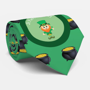 Cravate Irish Leprechaun St Patrick's Day