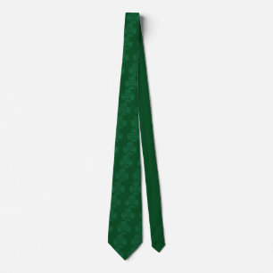 CRAVATE IRLANDAISE DE SYMBOLE DE SHAMROCK