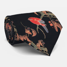 Ito Jakuchu Red Parrot sur la branche Art japonais