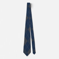 Jacquard Monogramme caché initial bleu foncé gris