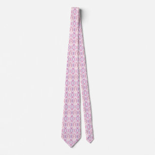 Cravate Jacquard rose