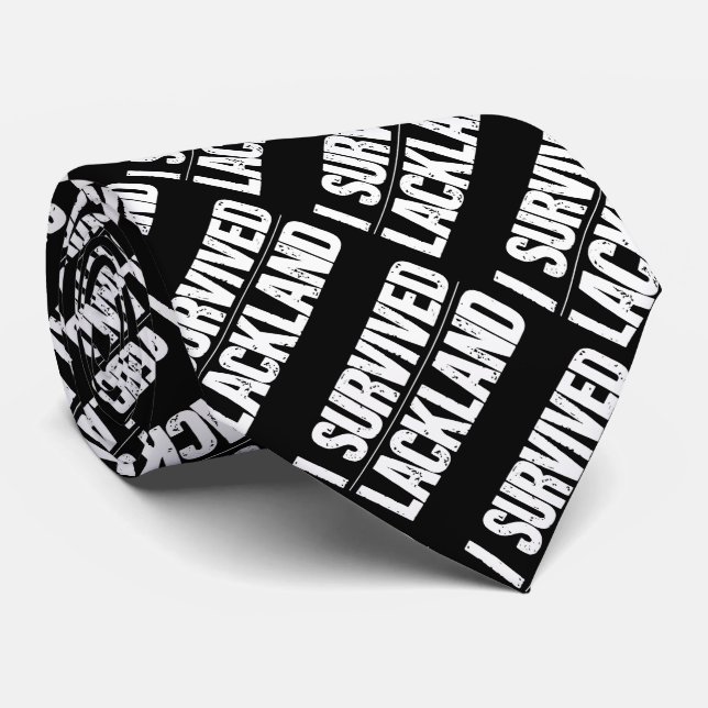 Cravate J'ai survécu à l'entraînement militaire de base de (Roulé)