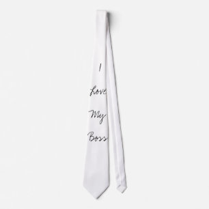 Cravate J'aime mon patron