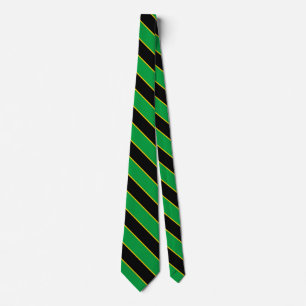 Cravate Jamaica Flag Colors Elegant