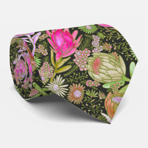 Cravate Jardin Protea