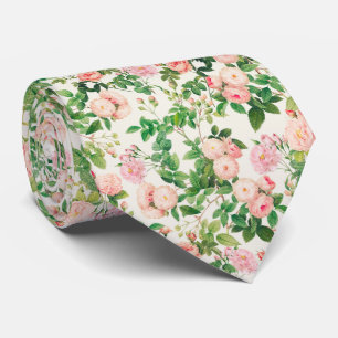 Cravate Jardin rose Roses