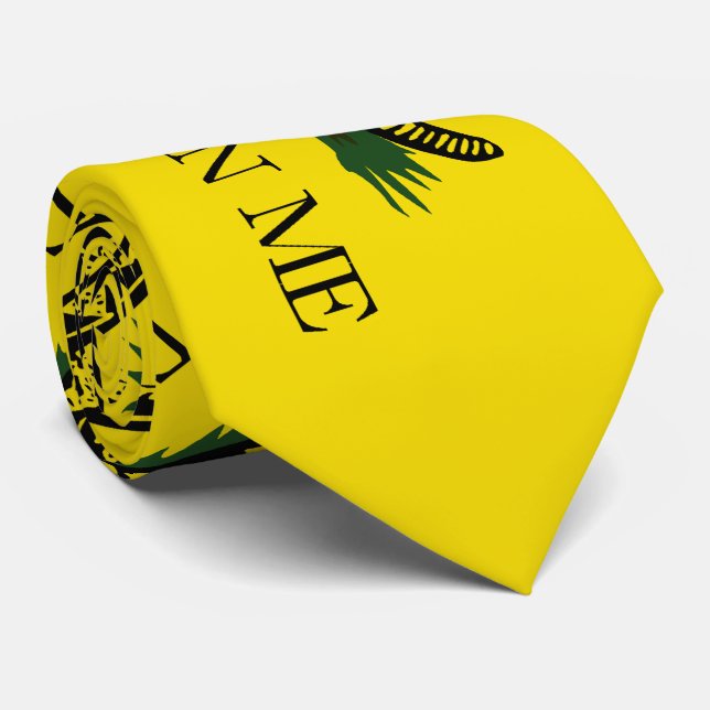 Cravate Jaune de Gadsden (Roulé)