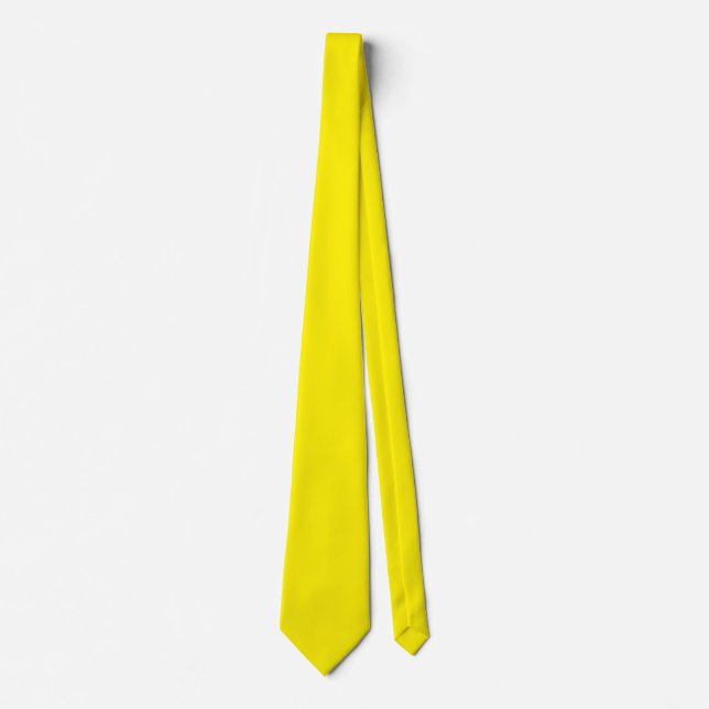Cravate Jaune Ensoleillé (Devant)