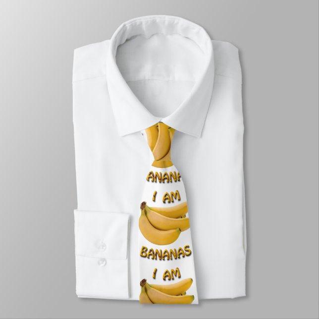 Cravate Je Suis Banane (Attaché)