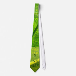 Cravate Je suis vert !