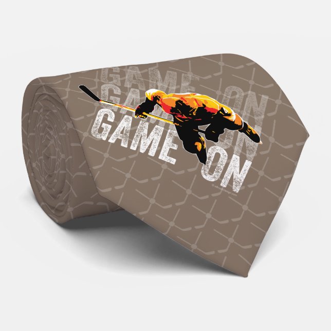Cravate Jeu sur (hockey) (Roulé)