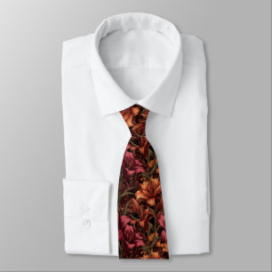 Cravate Joli cadeau de Noël pour lui Fleur de lys