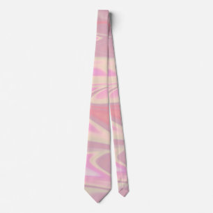 Cravate Joli chic moderne élégant col de marbre rose ti