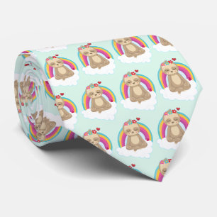 Cravate Joli fentes Brown, Méditation sur un Motif Cloud