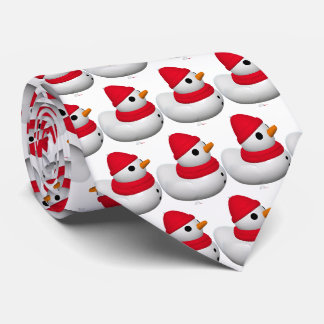 Cravate Joli Petit Canard de Neige | Canard Bonhomme de Ne