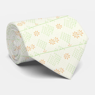 Cravate Jolies fleurs de marguerite