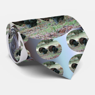 Cravate Jour de l'Action de grâce Dindons sauvages dans u