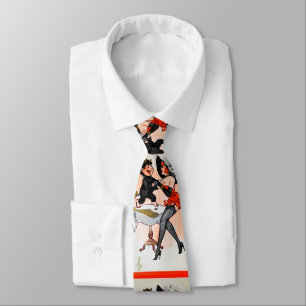 Cravate Joyeux Krampus avec Temptress Vintage Noël