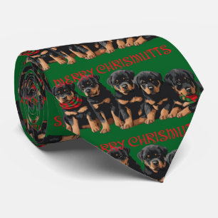 Cravate Joyeux Noël Chrismutts Fêtes de Chiots Festives