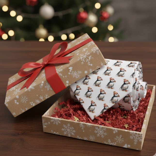 Cravate Joyeux Puffin (Créateur téléchargé)