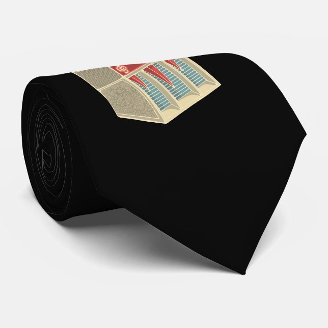 Cravate Juke-box (Roulé)