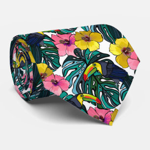 Cravate Jungle du Toucan