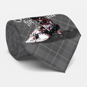 Cravate Juste De La Glace Pour Tous (Cravate De Hockey)