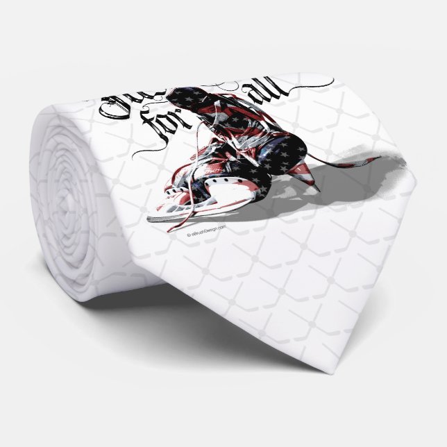 Cravate Juste De La Glace Pour Tous (Hockey) (Roulé)