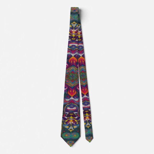 Cravate Kaleidoscope Pattern Tie (Devant)