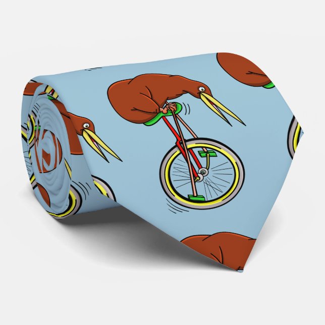 Cravate Kiwi Brown À Vélo (Roulé)