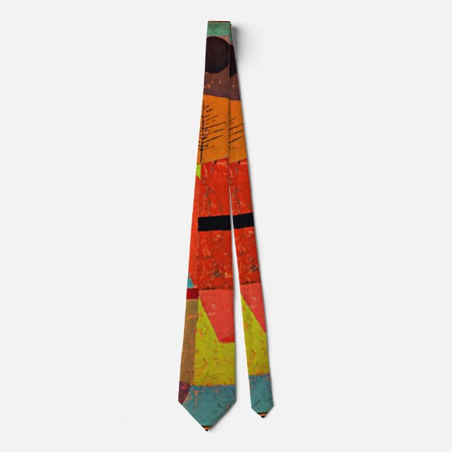 Cravate Klee - Joyful Mountain Landcape, (Devant)