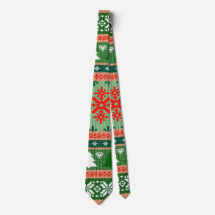 Cravate knitted ugly sweater de Christmas