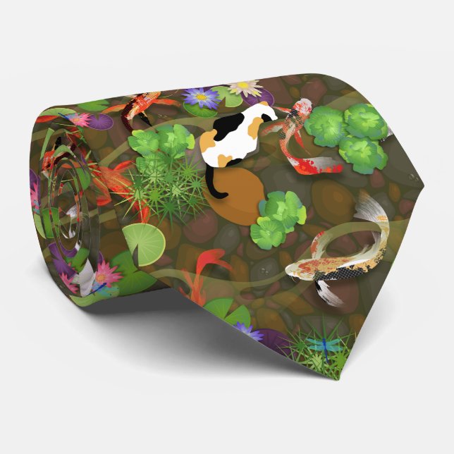 Cravate Koi Fish (Roulé)