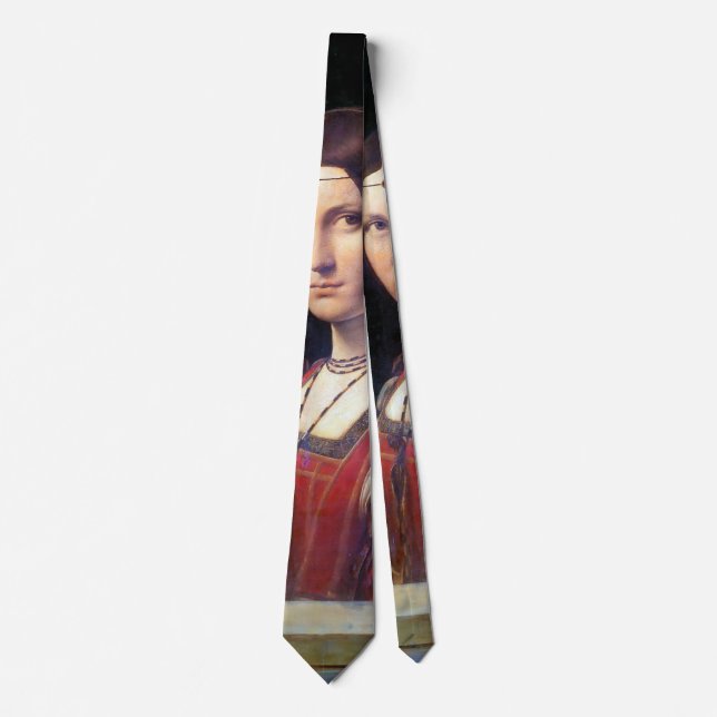 Cravate La Belle Ferronnière, Léonard de Vinci (Devant)