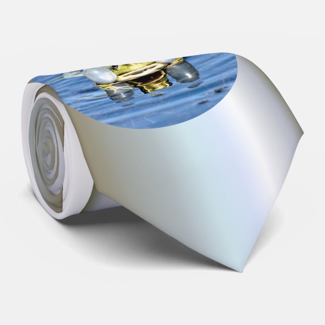 Cravate La grenouille dans l'eau avec des sacs d'air (Roulé)