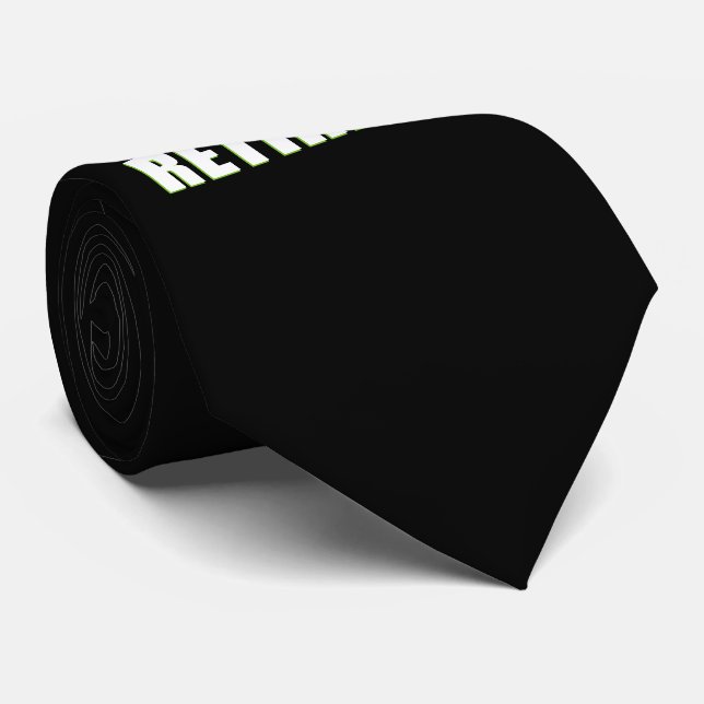 Cravate La légende s'est retirée (Roulé)