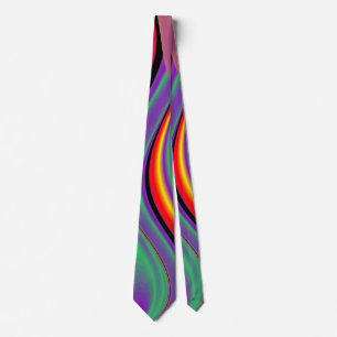 Cravate La magie des couleurs, Rainbowart 3D Abstrait