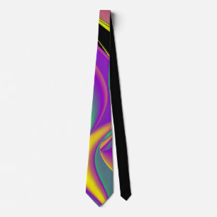 Cravate La magie des couleurs, Rainbowart 3D Abstrait