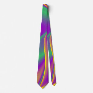 Cravate La magie des couleurs, Rainbowart 3D Abstrait