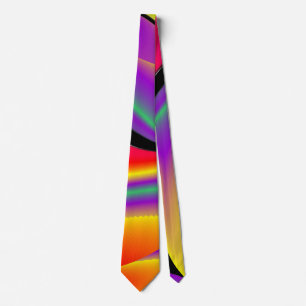 Cravate La magie des couleurs, Rainbowart 3D Abstrait