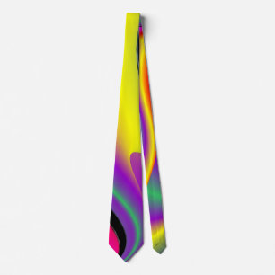 Cravate La magie des couleurs, Rainbowart 3D Abstrait