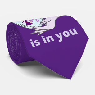 Cravate LA MAGIE EST EN VOUS inspirant idée cadeau