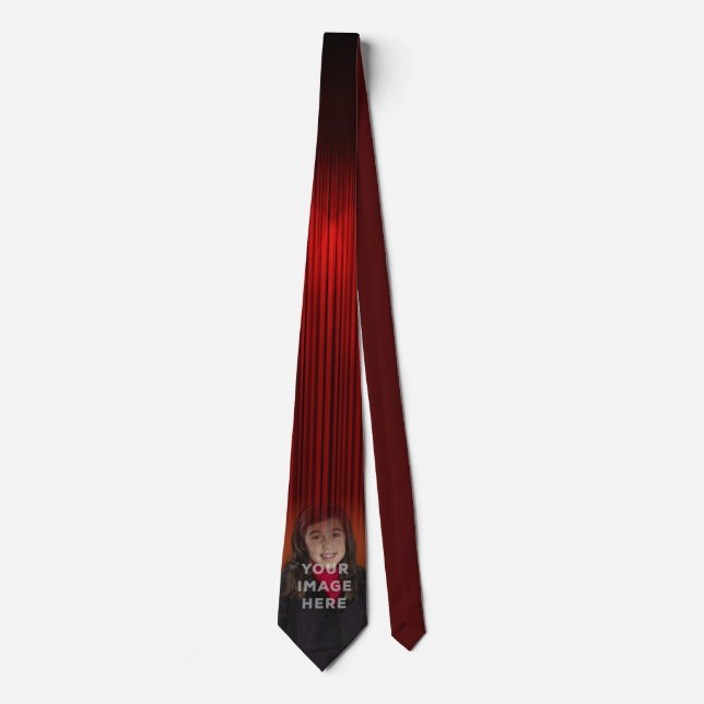 Cravate La photo sur l'étape ajoutent votre conception (Devant)