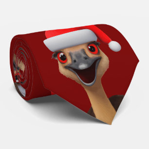 Cravate L'aide Australien du Père Noël - Émulet de Noël mi
