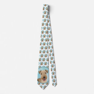 Cravate Lakeland Terrier Peinture - Cute Original Chien Ar