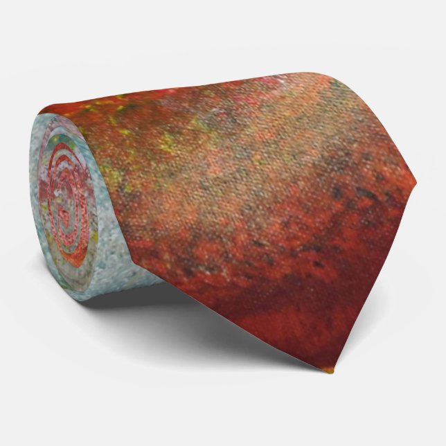 Cravate "Le chemin vers Sazi Runi" par Ramona Walach (Roulé)