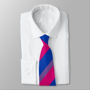 Cravate Le drapeau bisexuel de fierté colore LGBT